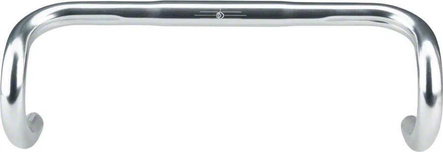Short Drop Handlebar - Aluminum 26mm 42cm Silver