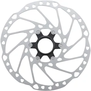 SM-RT64-LL Disc Brake Rotor External Lockring - 220mm Center Lock Silver