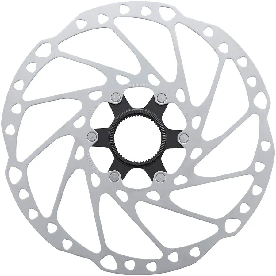 SM-RT64-LL Disc Brake Rotor External Lockring - 220mm Center Lock Silver