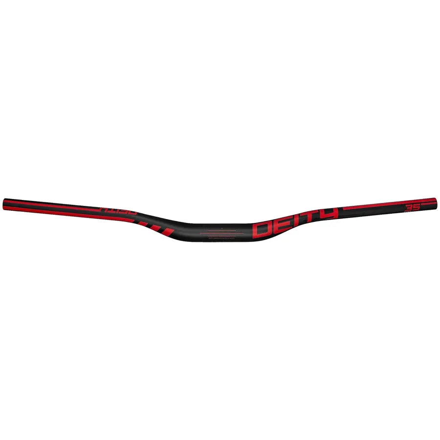 Speedway 35mm MTB Handlebar - Carbon, 30mm Rise, 810mm Width, 35mm Clamp, Red