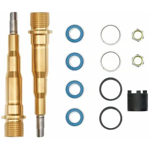 Spindle and Bearing Assembly - Titanium Right and Left X-Track
