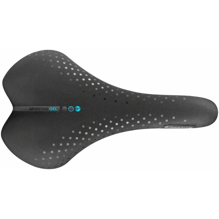 Sportive Saddle - Steel Black Mens Small Gel