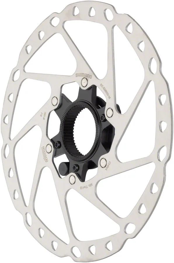 STEPS RT-EM600-M Disc Brake Rotor Integrated Speed Sensor Magnet - 180mm Center Lock For eBike Silver