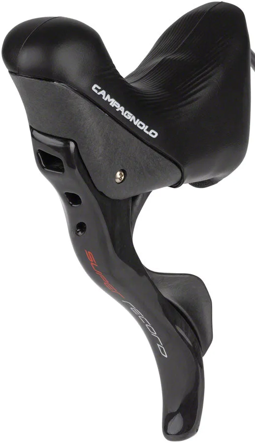 Super Record Ergopower Hydraulic Brake/Shift Lever Disc Caliper - Left/Front 12-Speed 140mm Flat Mount Caliper BLK