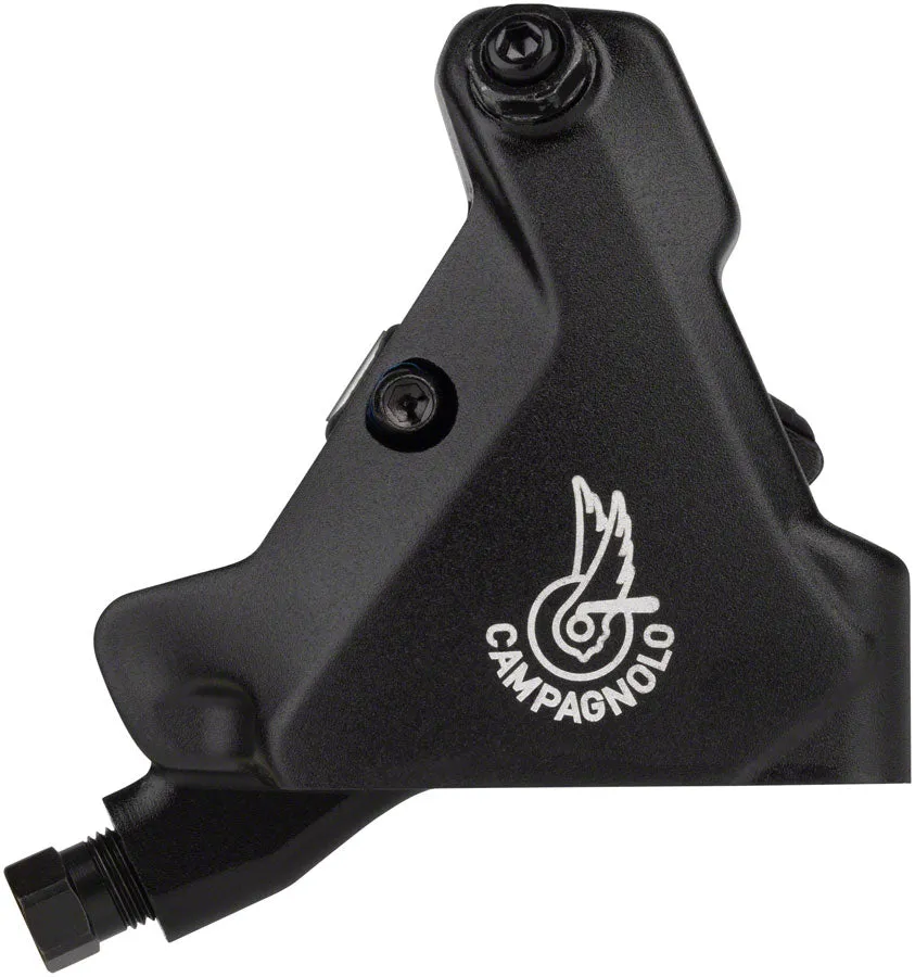 Super Record Ergopower Hydraulic Brake/Shift Lever Disc Caliper - Left/Front 12-Speed 140mm Flat Mount Caliper BLK