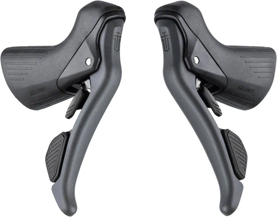 Sword Drop Bar Shifter/Brake Lever Set - 2x 10-Speed Sword Compatible Gray