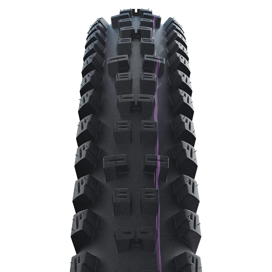 Tacky Chan Mountain Tire 29"x2.40 Folding Clincher Addix Ultra Soft Super Downhill TL Easy 2x67TPI Black