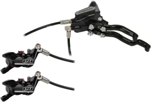 Tech 3 E4 Duo Disc Brake Lever - Left Hand Front Rear Hydraulic Post Mount BLK