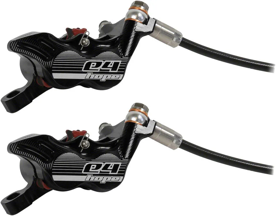 Tech 3 E4 Duo Disc Brake Lever - Left Hand Front Rear Hydraulic Post Mount BLK