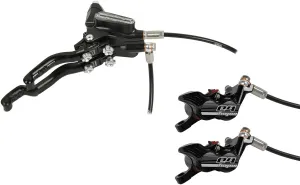 Tech 3 E4 Duo Disc Brake Lever - Right Hand Front Rear Hydraulic Post Mount BLK