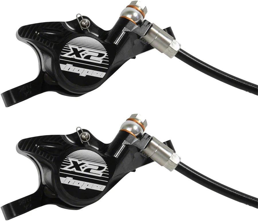 Tech 3 X2 Duo Disc Brake Lever - Right Hand Front Rear Hydraulic Post Mount BLK
