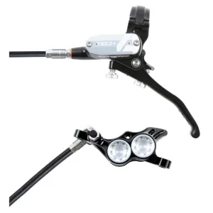 Tech 4 E4 Disc Brake and Lever Set - Front Hydraulic Post Mount Silver
