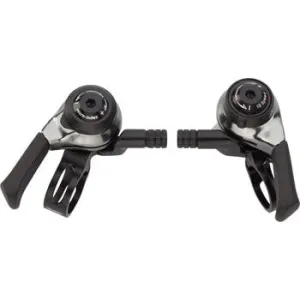 Thumb Shifter Set 10-Speed Mountain Double/Triple Shimano DynaSys Compatible BLK