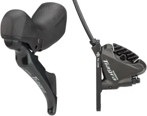 Tiagra ST-4720/BR-4770 Mechanical Shift/Hydraulic Brake Lever Caliper - Front Flat Mount Finned Resin Pads BLK