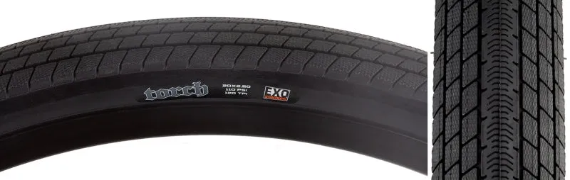 Torch Tire 20x2.20 Folding Clincher Dual EXO 120TPI Black