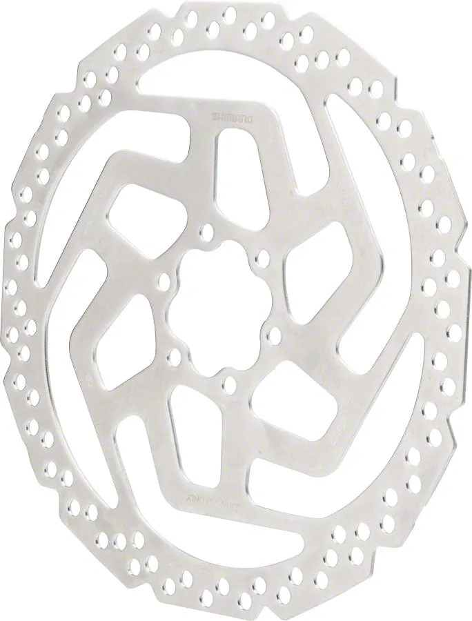 Tourney SM-RT26-MP Disc Brake Rotor - 180mm 6-Bolt Resin Pads Only Silver