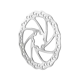 TR160-53 Disc Rotor - 160mm 6-Bolt 1.8mm Thickness For 4-Piston Calipers Silver