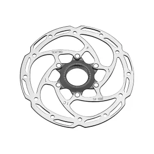 TR203-45 Disc Brake Rotor - 203mm Center-Lock 2.3mm Thickness Silver
