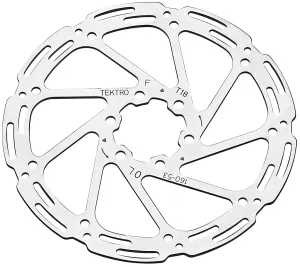 TR203-53 Disc Rotor - 203mm 6-Bolt 1.8mm Thickness For 4-Piston Calipers Silver