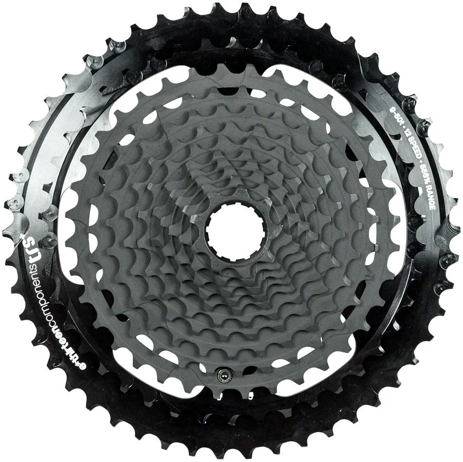 TRS Plus Cassette - 12 Speed 9-46t Black For XD Driver Body
