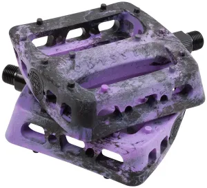 Twisted Pro PC Pedals - Platform Composite/Plastic 9/16" BLK/Purple Swirl