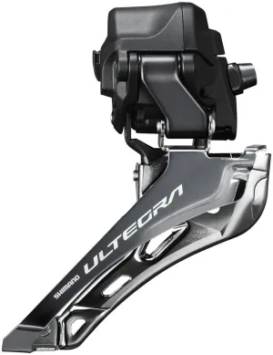 Ultegra FD-R8150 Di2 Front Derailleur - 2x12-Speed Braze-on Down Swing For 50-54t Max BLK/Silver