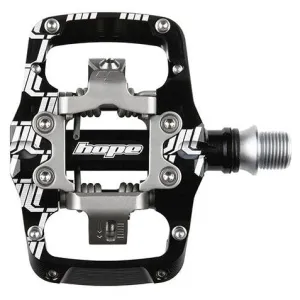Union TC Pedals - Dual Sided Clipless with Platform 9/16" Black