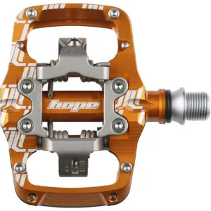 Union TC Pedals - Dual Sided Clipless with Platform 9/16" Orange