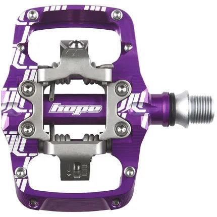 Union TC Pedals - Dual Sided Clipless with Platform 9/16" Purple
