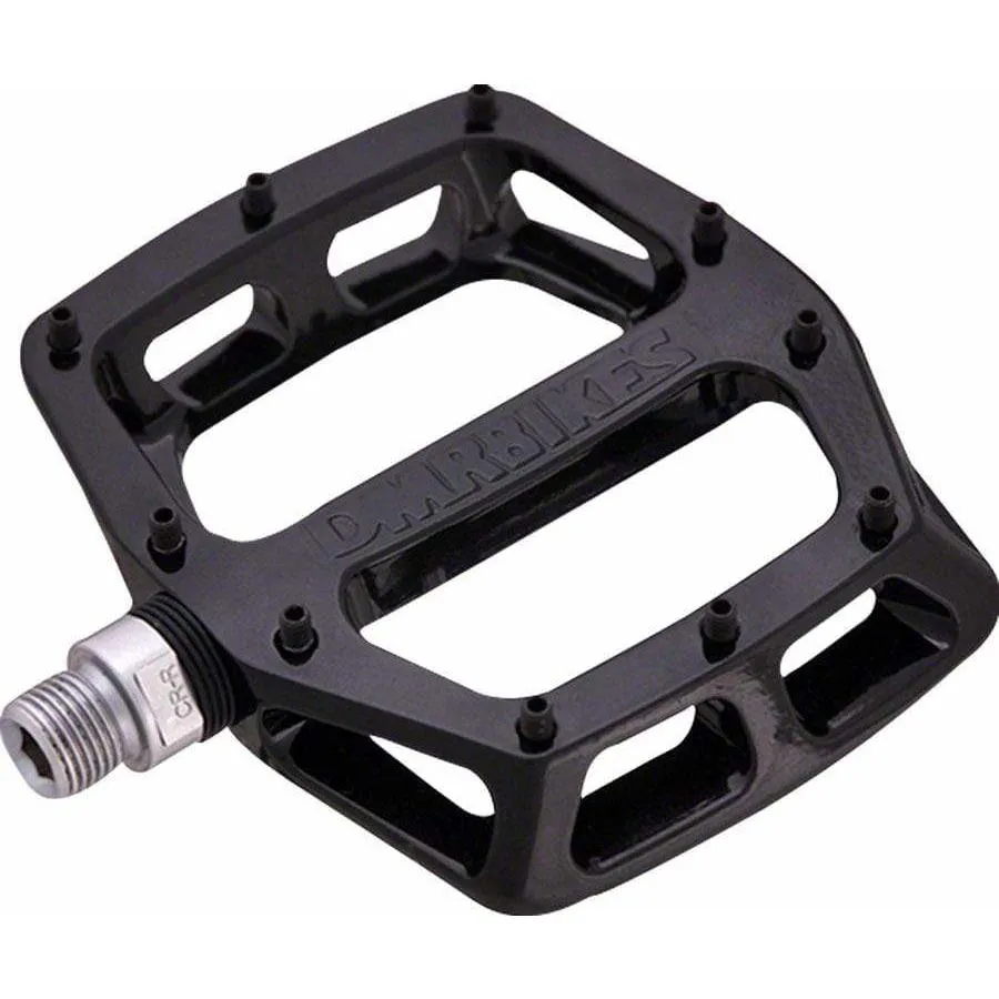 V12 Pedals - Platform Aluminum 9/16" Black