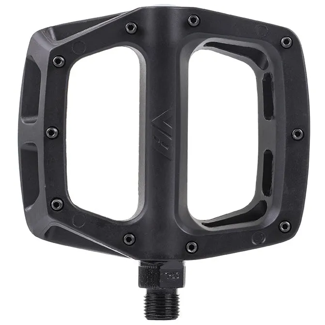 V8 Classic DU Pedals - Platform Aluminum 9/16" Black
