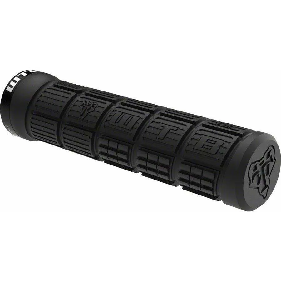 Wafel Bike Handlebar Grips - Black, Lock-On