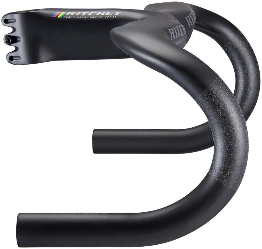 WCS Carbon Solostreem Drop Handlebar - Integrated Bar/Stem Carbon 44cm 120mm Matte Carbon