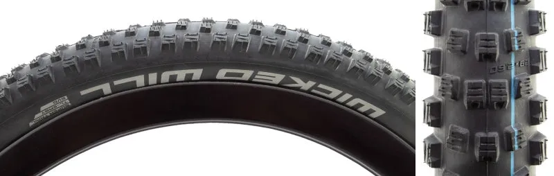 Wicked Will Mountain Tire 29x2.60 Wire Tubeless Ready Addix Speedgrip Super Trail TL Easy Black