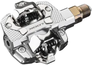 X-TRACK Dual Power Pedals - Dual Sided Clipless Chromoly  9/16" Silver