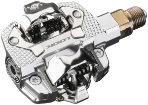 X-TRACK Single Power Pedals - Dual Sided Clipless Chromoly  9/16" Silver