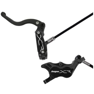 XCR Pro E4 Disc Brake and Lever Set - Front Hydraulic Post Mount Black