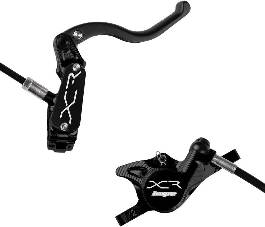 XCR Pro X2 Disc Brake and Lever Set - Rear Hydraulic Post Mount Black