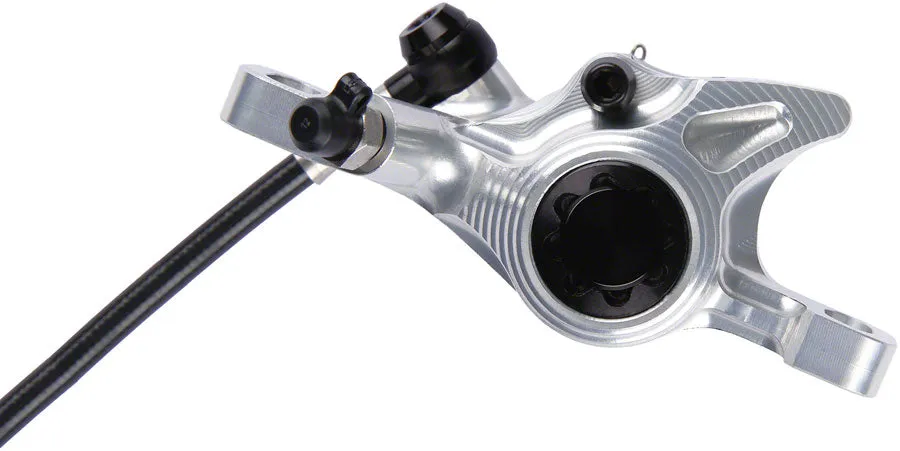 XCR Pro X2 Disc Brake and Lever Set - Rear Hydraulic Post Mount Silver