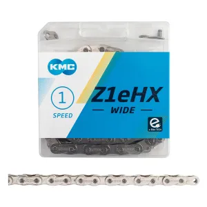 Z1eHX Wide Chain - Single Speed 1/2" x 1/8" 112 Links Silver